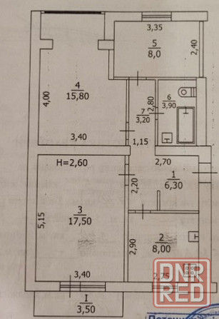 3-х комнт., 5-я больница Макеевка - изображение 12