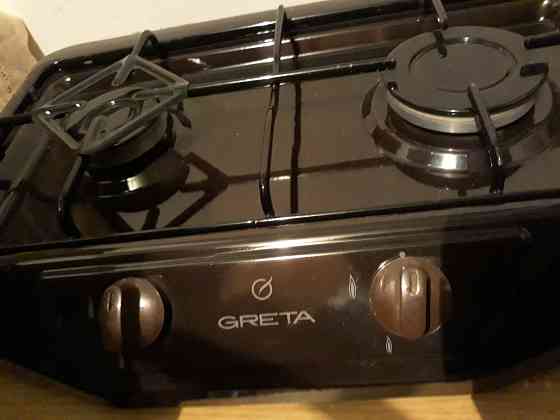 Плита газовая настольная Greta 1103 коричневая Донецк