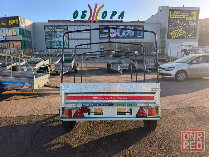 прицеп для легкового автомобиля крепыш 2.0 Тент 75 см Донецк - изображение 2