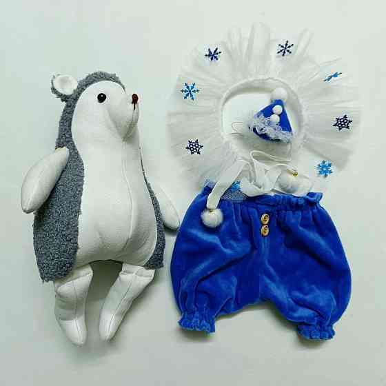 Мягкая игрушка Ёжик новогодний Луганск