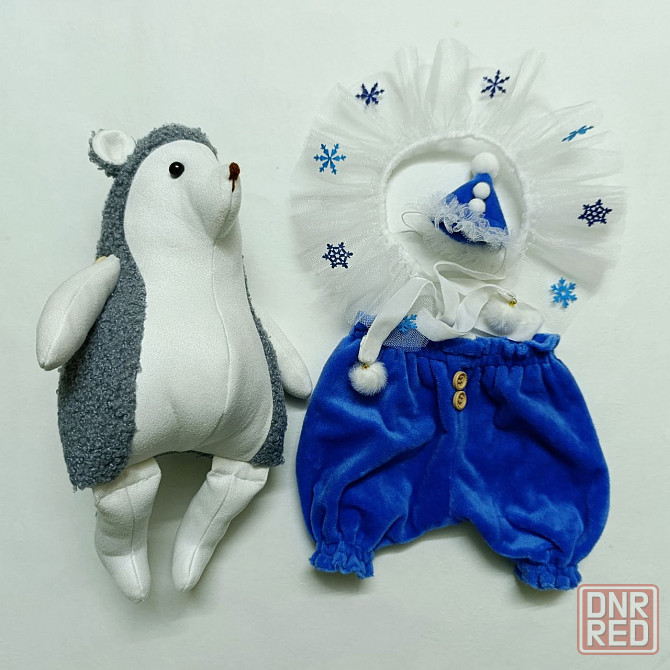 Мягкая игрушка Ёжик новогодний Луганск - изображение 4