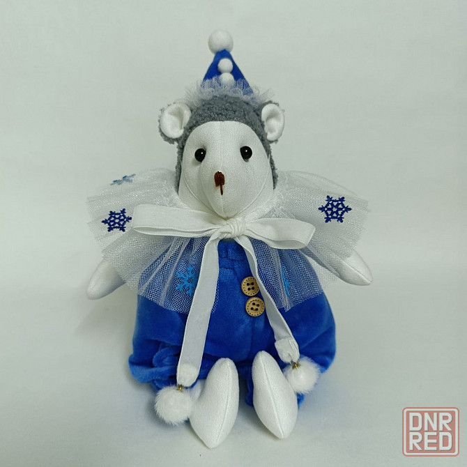 Мягкая игрушка Ёжик новогодний Луганск - изображение 2