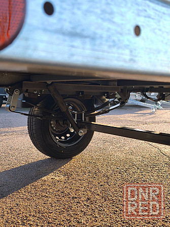 прицеп крепыш 2,5*1,26,борт фанера 30 см,фанерная крышка Донецк - изображение 7