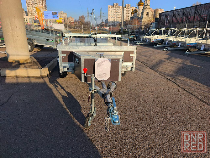 прицеп крепыш 2,5*1,26,борт фанера 30 см,фанерная крышка Донецк - изображение 2