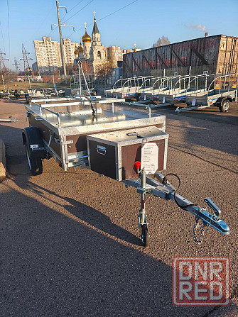 прицеп крепыш 2,5*1,26,борт фанера 30 см,фанерная крышка Донецк - изображение 5