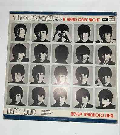 Виниловая пластинка the beatles a hard day's night Донецк
