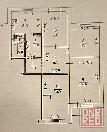 Продажа 4 комн. квартиры, пр. Павших Коммунаров (ориентир ОблГАИ) Донецк - изображение 7