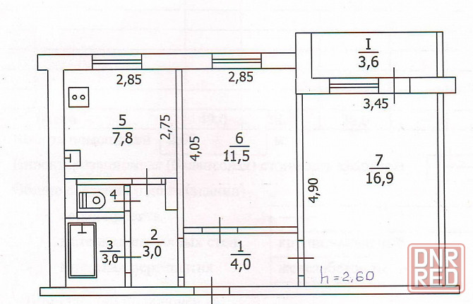 2-к кв,Центр(Солнечный д27) Макеевка - изображение 7