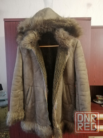 Продам дубленку искусственную р. 42 Донецк - изображение 1