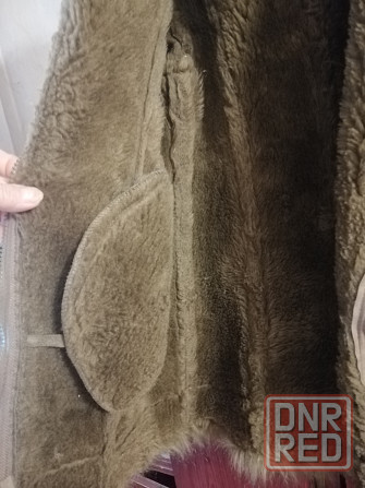 Продам дубленку искусственную р. 42 Донецк - изображение 4