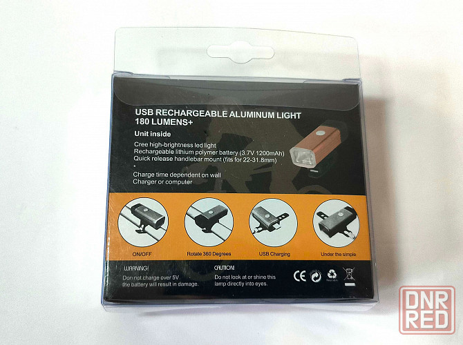 Фара велосипедная передняя MC-QD001 (фонарь) Донецк - изображение 2