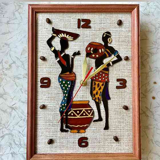 Часы-картина "Две грации", 32 на 23 см. Донецк