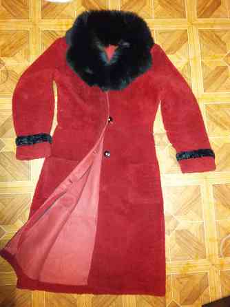 Продам натуральную дубленку пальто мех песец р.42 Донецк