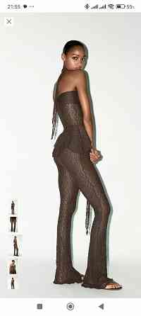 Продаются новые кружевные расклешенные брюки зара, размер м Донецк