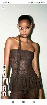 Продаются новые кружевные расклешенные брюки зара, размер м Донецк