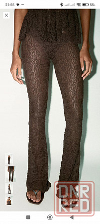 Продаются новые кружевные расклешенные брюки зара, размер м Донецк - изображение 3