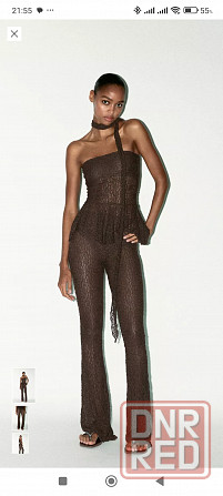 Продаются новые кружевные расклешенные брюки зара, размер м Донецк - изображение 1