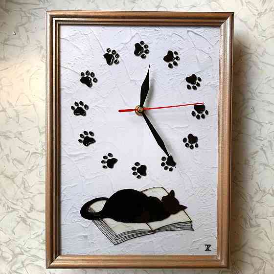 Часы-картина "Хранитель времени", 32 на 23 см. Донецк