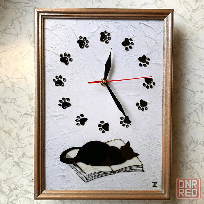 Часы-картина "Хранитель времени", 32 на 23 см. Донецк - изображение 1