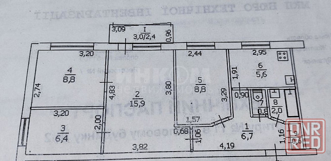 продам 4к кв. левченко 2 с а.о. Луганск - изображение 1