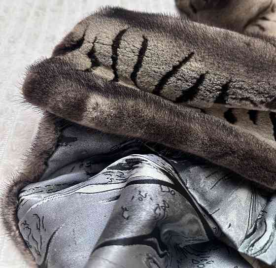 Шикарная норковая шуба, эксклюзивная шуба из меха норки в красивой расцветке, большой размер Донецк