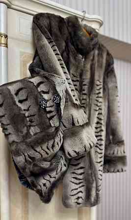 Шикарная норковая шуба, эксклюзивная шуба из меха норки в красивой расцветке, большой размер Донецк