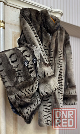 Шикарная норковая шуба, эксклюзивная шуба из меха норки в красивой расцветке, большой размер Донецк - изображение 2