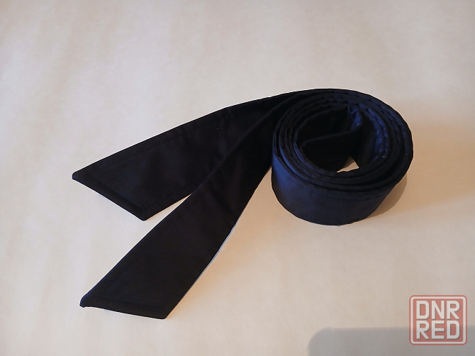 Пояс черный для плаща, куртки. 180см Донецк - изображение 1