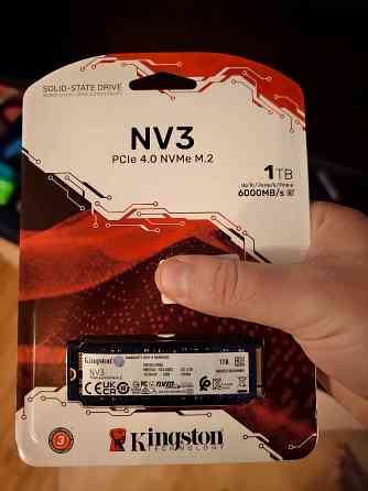 Kingston 1 тб SSD-диск NV3 M.2 PCI-E 4.0 Макеевка
