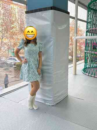 Платье нарядное на каждый день мятное бирюзовое ментоловое Донецк