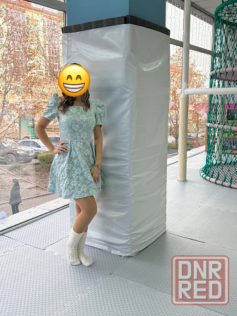 Платье нарядное на каждый день мятное бирюзовое ментоловое Донецк - изображение 1