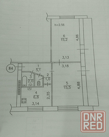 Сдам комнату в 2кв.по ул.Пухова Донецк - изображение 1