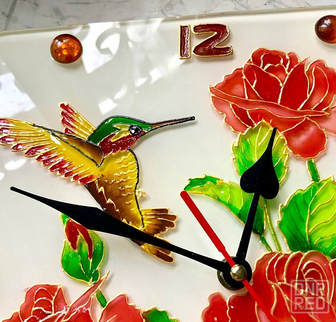 Часы "Колибри", 26 на 26 см. Донецк - изображение 3