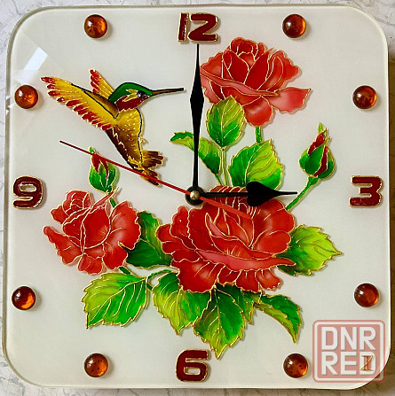 Часы "Колибри", 26 на 26 см. Донецк - изображение 1