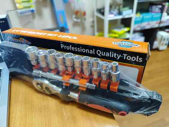 Трещотка 1/4 + набор головок Донецк