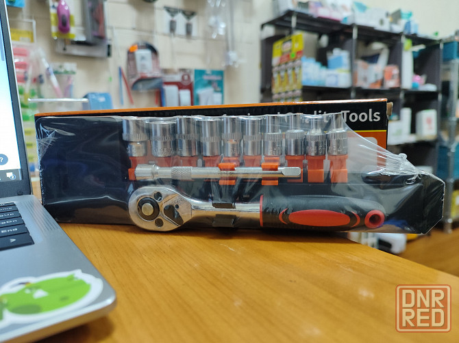 Трещотка 1/4 + набор головок Донецк - изображение 1