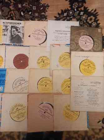 Пластинки ссср маленькие,много,в идеальном сост,твёрдые и мягкие Донецк