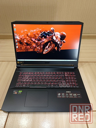 Acer Nitro 5 AN517-41-R5M/17.3-144/AMD Ryzen 5-5600H/SSD M2 NWMe-256 Гб+SSD-256/16 Гб DDR4/RTX 3060 Донецк - изображение 1