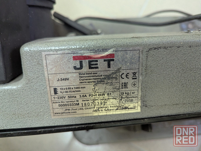 Ленточная пила JET J349-V Донецк - изображение 2