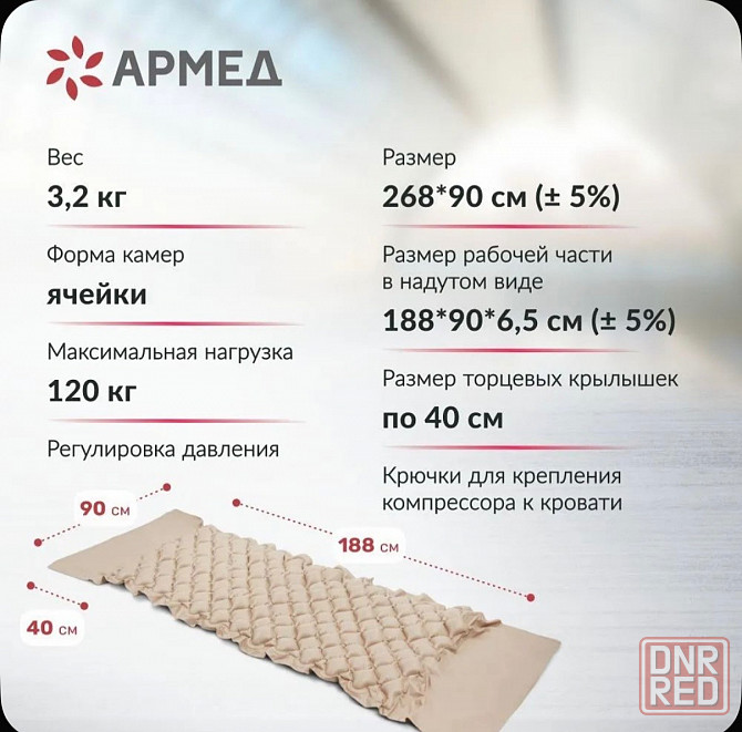 Матрас противопролежневый Донецк - изображение 5