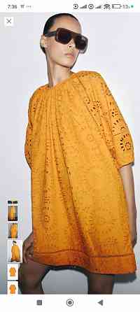 Новое платье зара, кружево ришелье, размер м Донецк