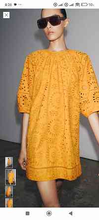 Новое платье зара, кружево ришелье, размер м Донецк