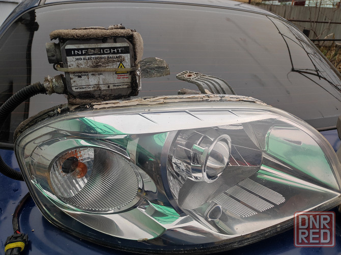 Продам фары Шевроле Авео Т250 2006 г. на линзах би/ксенон б/у Донецк - изображение 1