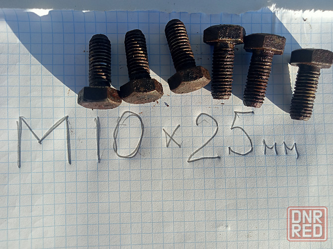 Болт М10 х25 Донецк - изображение 2