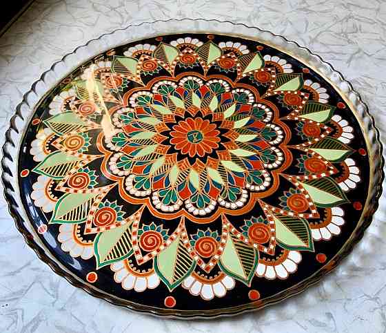 Блюдо круглое "Роксана", 28 см. Новое. Донецк