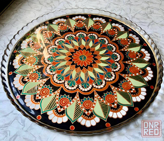 Блюдо круглое "Роксана", 28 см. Новое. Донецк - изображение 1