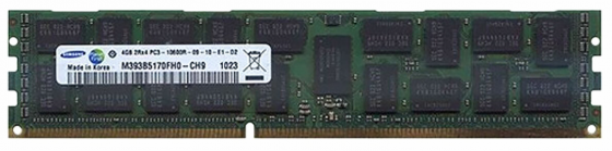 Оперативная память Dimm Ddr3 Samsung 4 гб 1333мгц (M393b5170fh0-Ch9) Ecc б/у (арт-2292) Макеевка