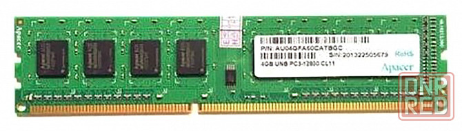 Оперативная память Dimm Ddr3 Apacer 4 гб 1600 мгц Cl11 (Au04gfa60catbgc) (арт-3077) Макеевка - изображение 1