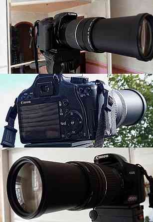 Canon EOS 450D + Canon 75-300mm + 2 фотоаппарата фэд Донецк