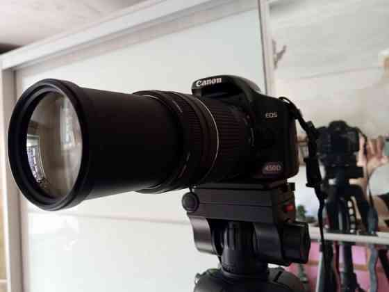 Canon EOS 450D + Canon 75-300mm + 2 фотоаппарата фэд Донецк